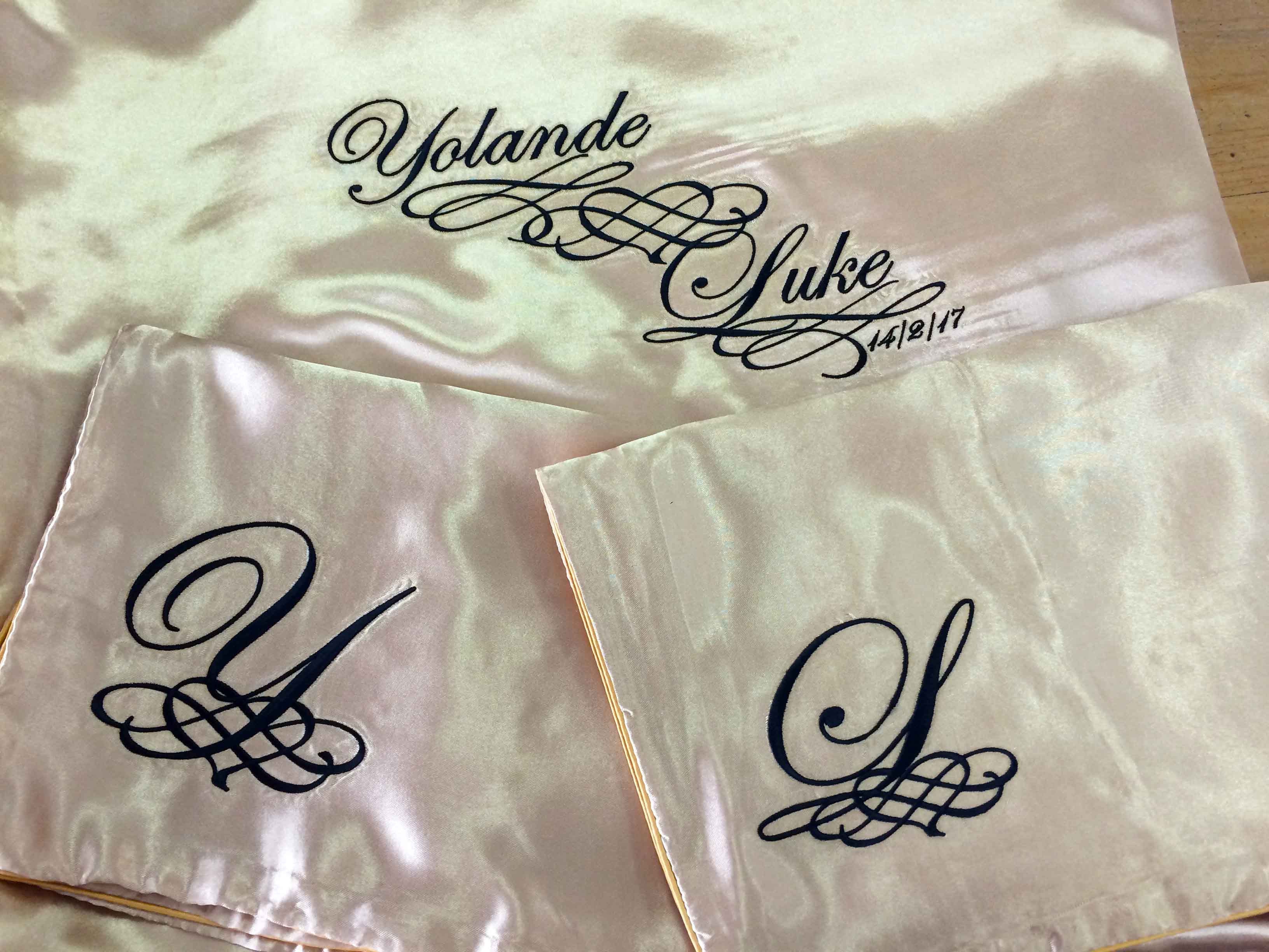 dream gift custom embroidered bed sheets elaundry embroidered sheets and pillowcases