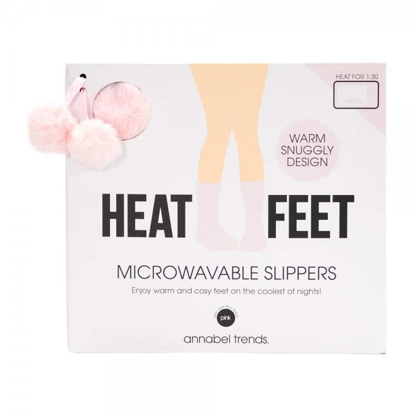 Heat Feet Slippers Pink