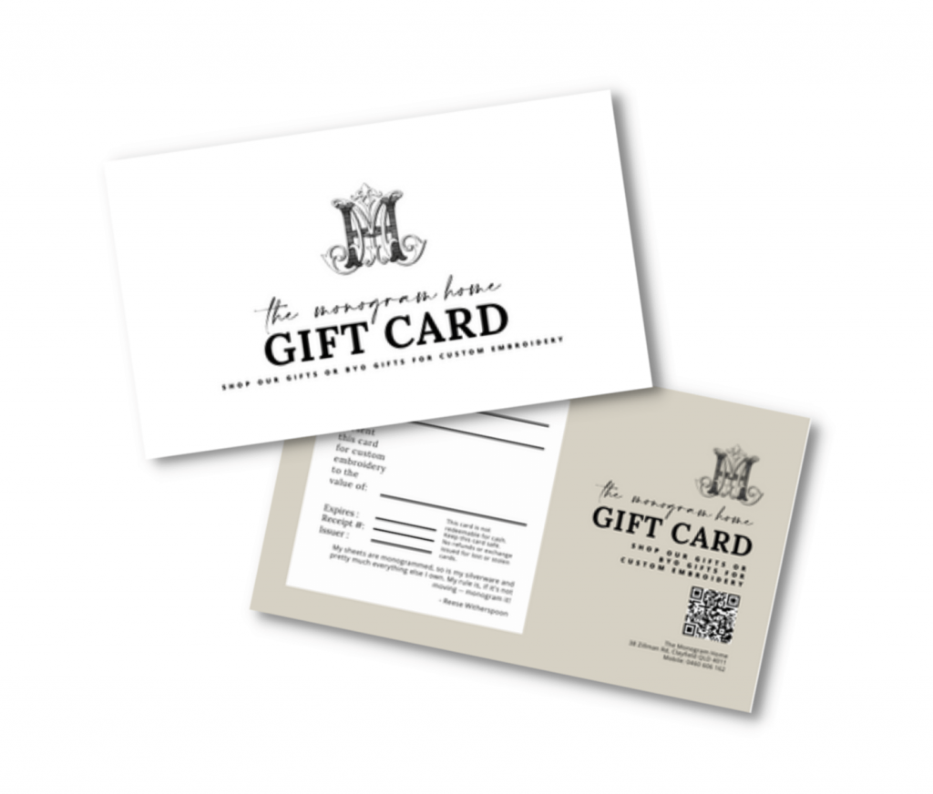 The Monogram Home - $100 Gift Voucher